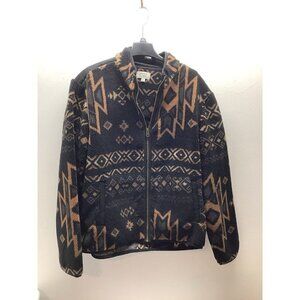 Frye & Co. Mens Size XXL Southwestern Print Sherpa Jacket New With Tags